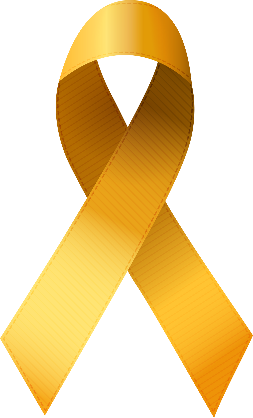 Gold Ribbon Childhood Cancer Sign
